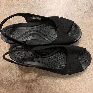 Crocs LeighAnn Slingback Wedge